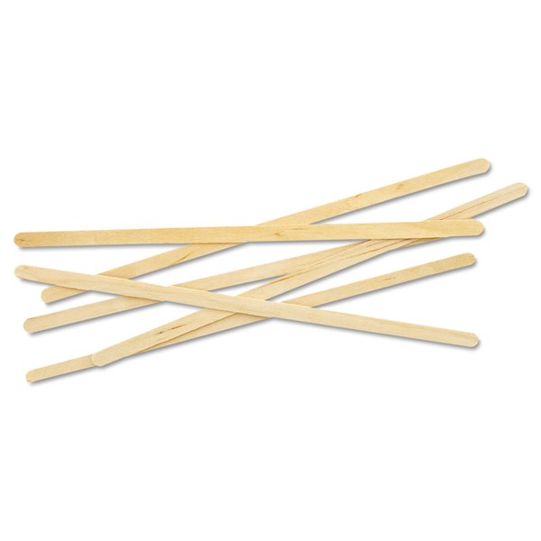 Eco-Products Renewable Wooden Stir Sticks - 7in, PK10000 NT-ST-C10C